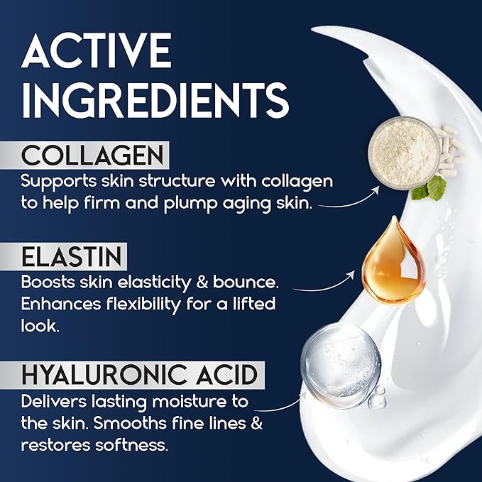 Neck Creams for Tightening and Firming Sagging Skin - Skin Tightening Cream for Face - Decollete & Chest, Under Chin Firming for Older Women - Neck Wrinkles Treatment with Collagen & Hyaluronic Acid-Velvo Beauty