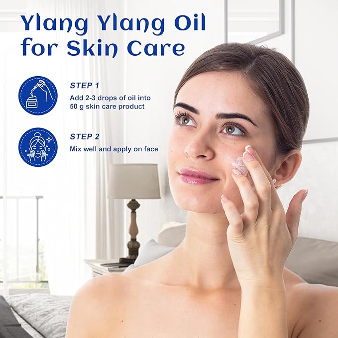 HIQILI Ylang-Ylang Essential Oil, Long-Lasting Scent for Diffuser, Perfumes, Aromatherapy, DIY - 3.38 Fl Oz-Velvo Beauty