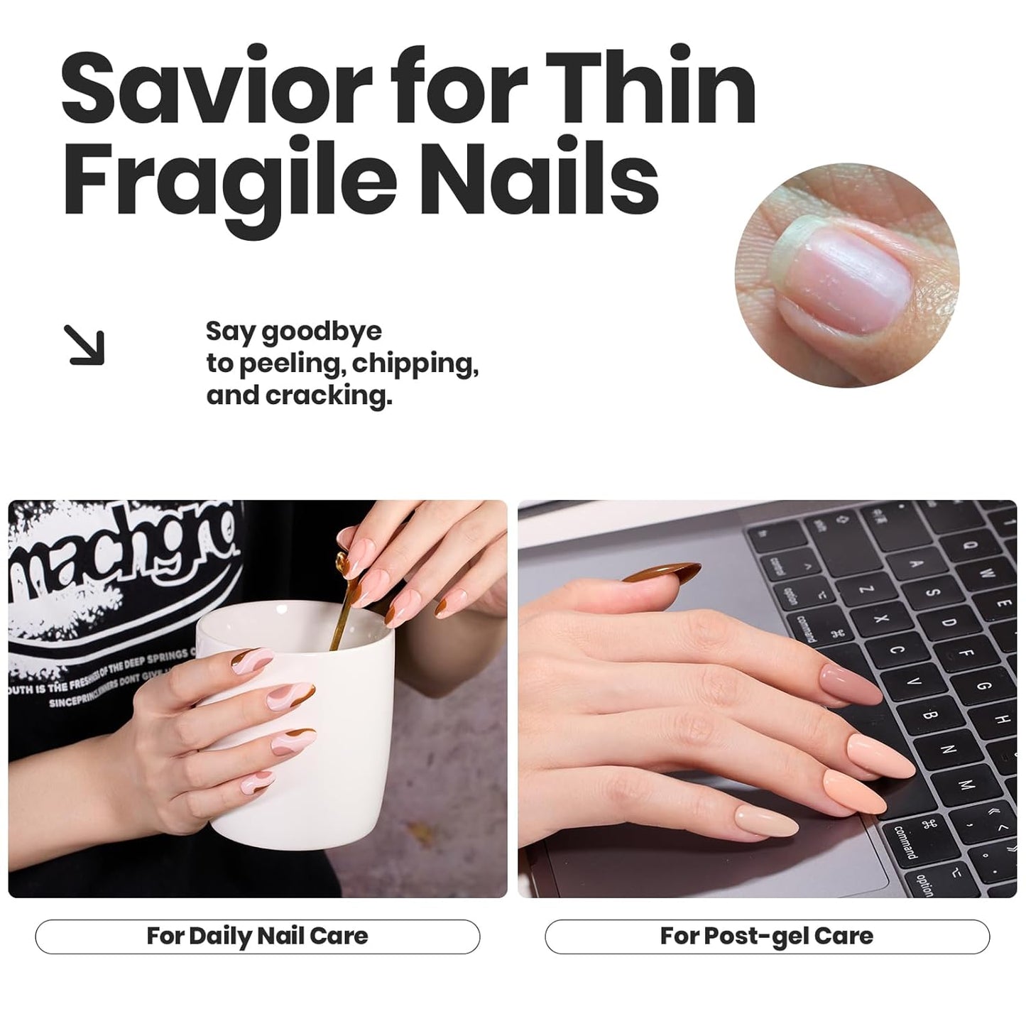 Beetles Nude Nail Polish Set Coconut Mousse 6Pcs, Pink Nail Fast Drying Long Lasting Neutral Brown Red Burgundy Dark Lacquer Glossy for Salon-Quality Results-Velvo Beauty