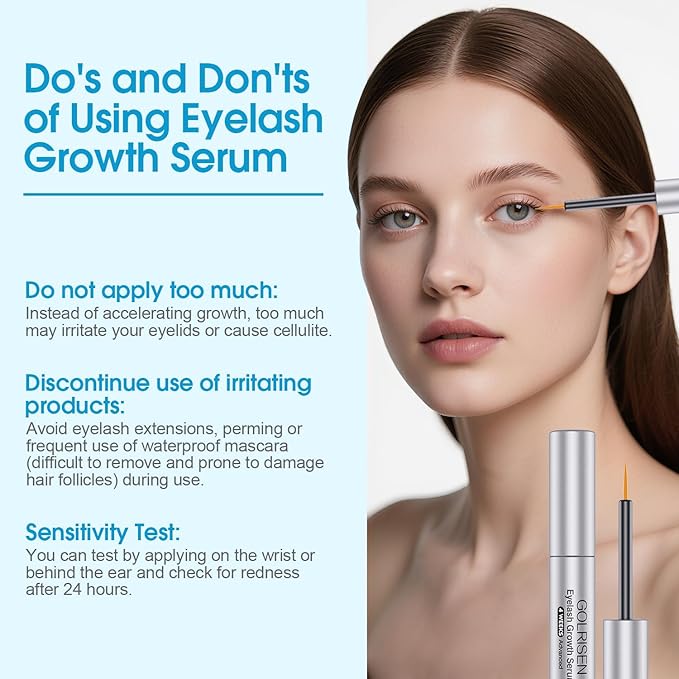 Eyelash Growth Serum, Advanced Lash Serum For Eyelash Growth with Myristoyl Pentapeptide-4 Lash Enhancing Serums For Thicker, Longer Lashes (4ml)-Velvo Beauty