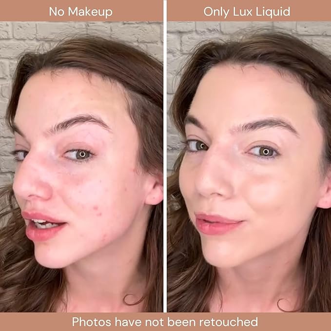 Organic Aloe-Based LUX Liquid Foundation, Natural Vegan Gluten-Free Made in USA, Cinnamon-Velvo Beauty