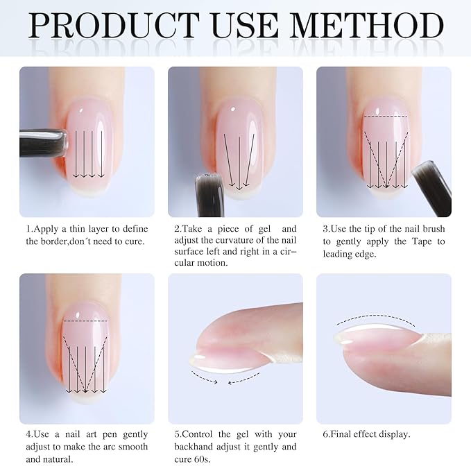 Double Rhythm Milky White Rubber Gel Nail Polish 15ml Nail Strengthener in a Bottle Nail Extension Hard Gel Soak Off Long Lasting UV Gel (Jelly White 8 in 1-2)-Velvo Beauty