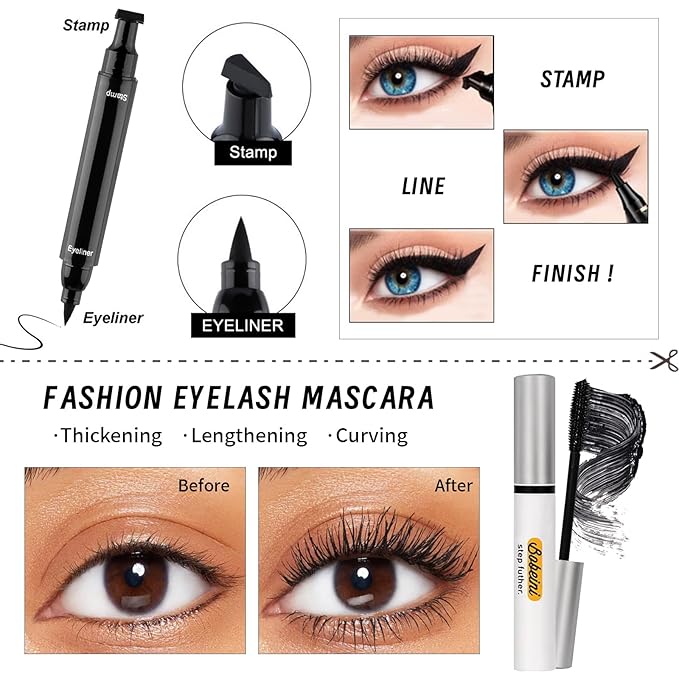 Makeup Kit Set for Women, Makeup Present for Women Teen Girl, Eyeshadow CC Cream Foundation Face Primer, Makeup Brush Sponge, Lipstick, Eyebrow Soap Pencil Mascara Eyeliner Cosmetic bag-Velvo Beauty