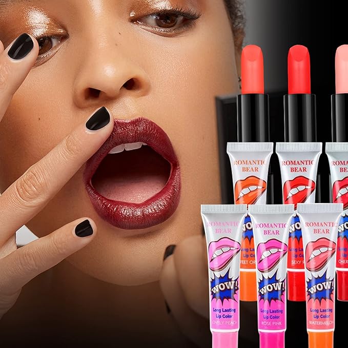 All in One Makeup Set Holiday Box, Essential Starter Bundle Include Eyeshadow Concealer Lipstick Lip Gloss Eyeliner Eyebrow Pencil Lip Balm Face Powder, Full Makeup Kit for Women Girls-Velvo Beauty