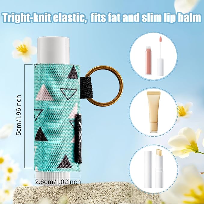 WK IEASON Lip Balm Holder Keychain Bulk Chapstick Holder Key chain-Velvo Beauty