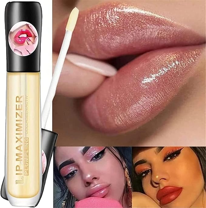 Vitamin E Lip Plumping Serum, Lip Hyaluronic Lip Plumper, Lip Plumping Serum Instant Lip Balm for Moisturize, Eliminate Dryness Wrinkles Enhances Plump Gloss (1PC)-Velvo Beauty