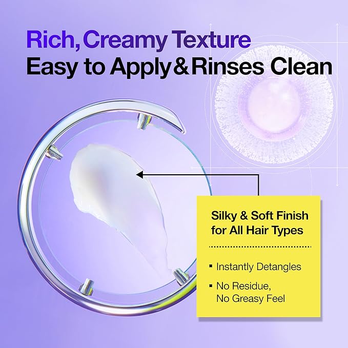 Protein Capsule Hair Repair Treatment, 3-Minute Keratin Hair Mask & Deep Conditioner for Damaged, Repair & Strengthen, Instant Detangling, Anti-Frizz, Low-pH, Fine-Hair Safe, 6.76 fl oz-Velvo Beauty