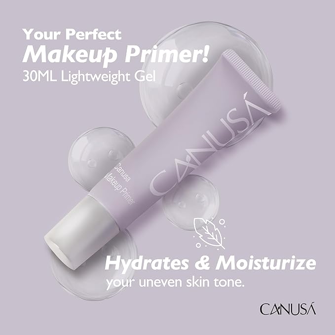 Clear Makeup Primer - Pore Minimizing & Mattifying,Long Lasting Base for Oily/Sensitive Skin - Clear Translucent Finish, Moisturizes & Primes -Cruelty Free US (1.02 Fl Oz / 30ml.)-Velvo Beauty