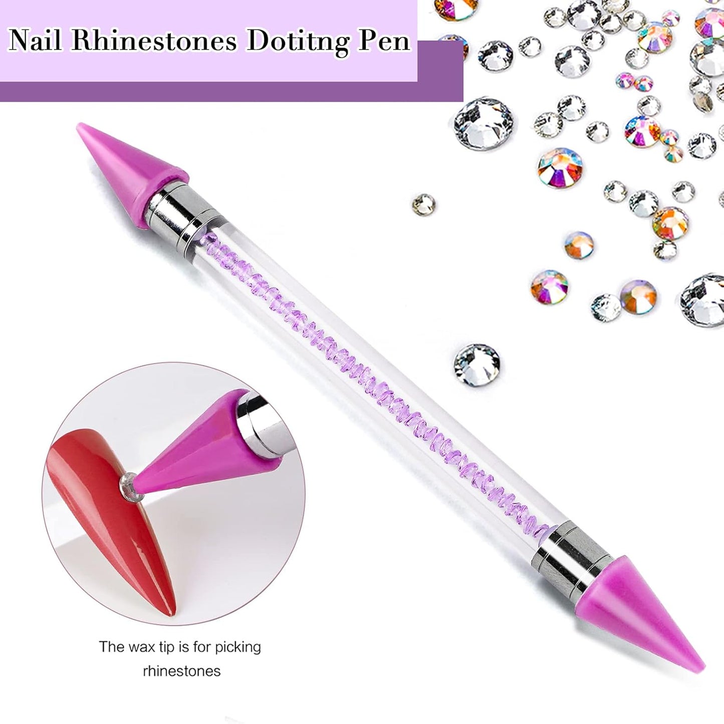 Canvalite 2784PCS Rhinestones Crystal AB Rhinestones for Nail with 5Pcs 3ml B7000 Jewelry Glue and Pick Up Tweezers and Nail Rhinestone Picker, Nail Art Tools,Stocking Stuffers Gifts for Women-Velvo Beauty