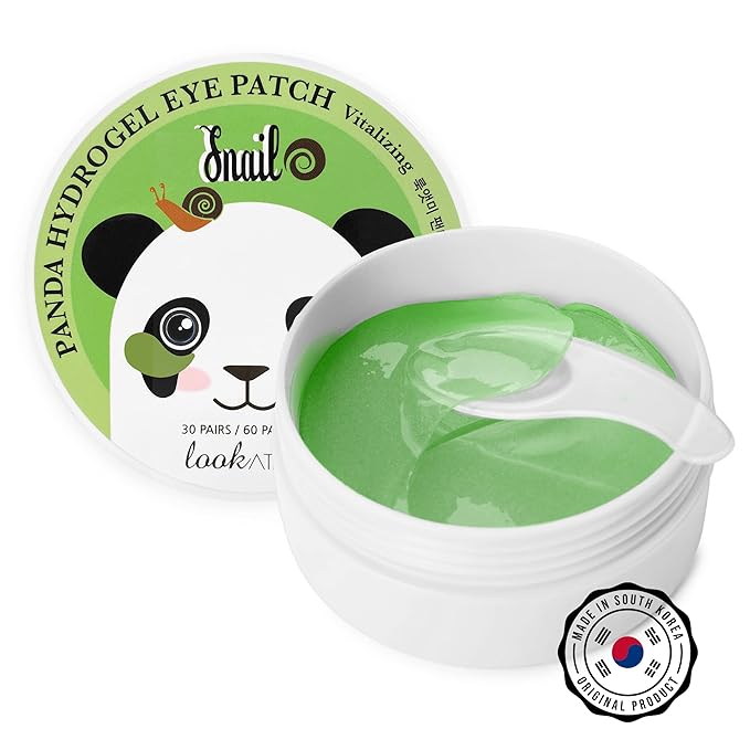Panda Hydro-gel Eye Patches, Snail-Velvo Beauty