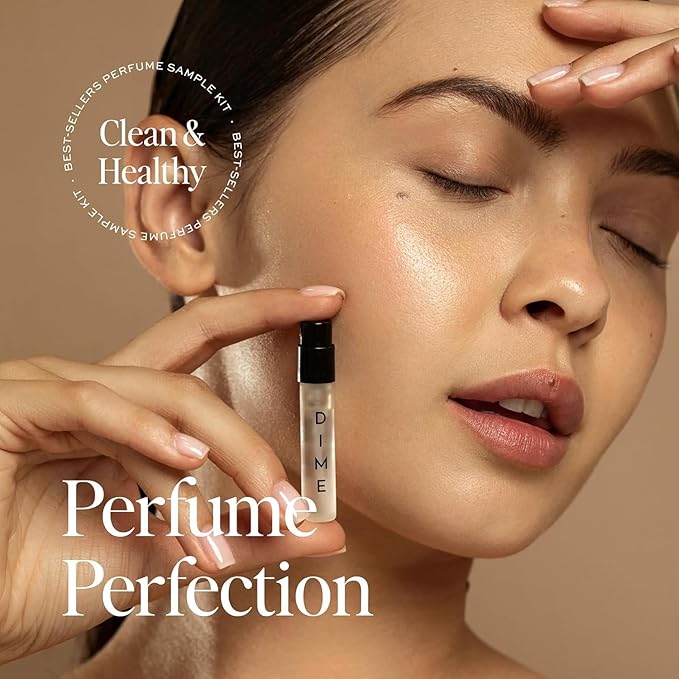 Dime Beauty Perfume Sampler, Hypoallergenic, Clean Perfumes, Eau de Toilette For Women (Set of 5, 2 ml)-Velvo Beauty