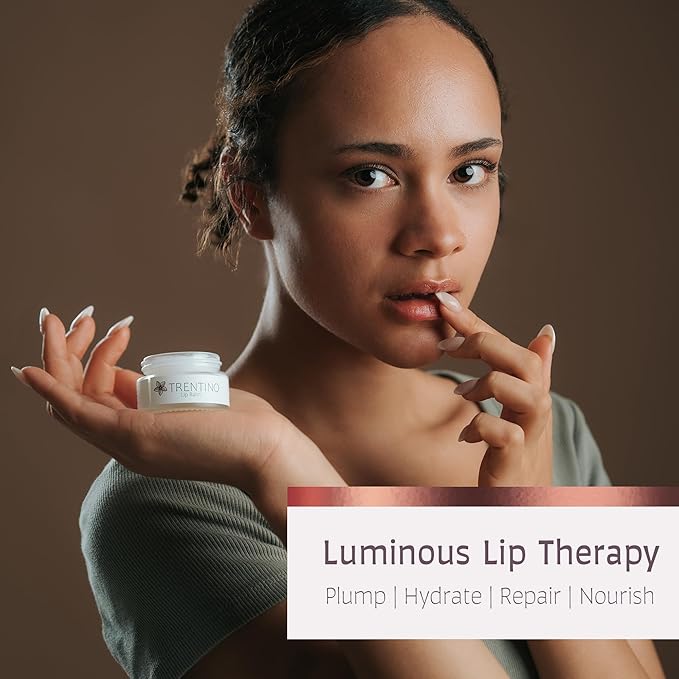 Restore & Plump Coconut Lip Balm – Lip Hydration with Collagen Peptide & Shea Butter & Vitamin E – Lip Plumper/Mask - Lip Repair for Dry Cracked Lips-Velvo Beauty