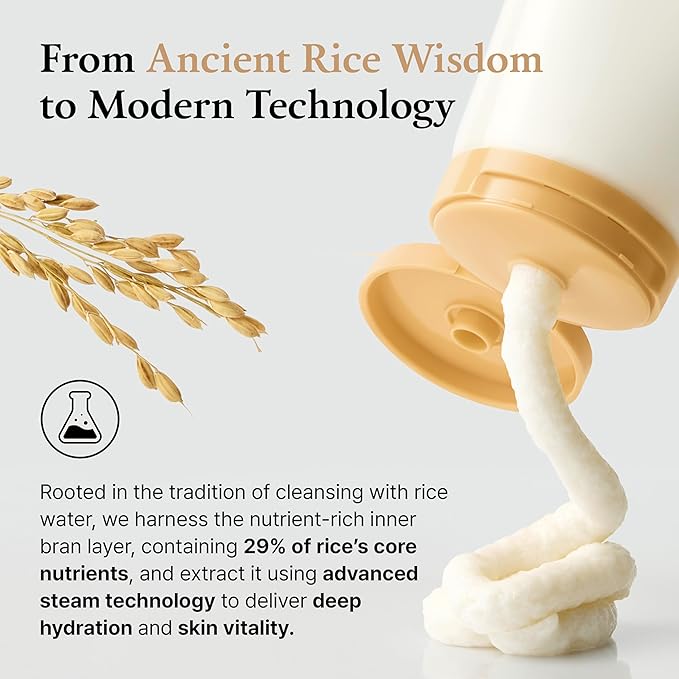 FULLY Rice-Dough Mask Cleanser, Hydrating Mask, Nourishing, Low-pH Formula, Clear Pores, Face Wash, Dry & Sensitive Skin, Vegan Korean Skincare 4.39 fl.oz-Velvo Beauty