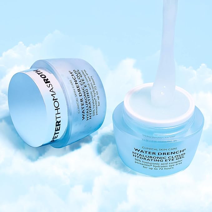 Peter Thomas Roth | Water Drench Hyaluronic Cloud Hydrating Eye Gel | Hyaluronic Acid Eye Gel With Caffeine, for Fine Lines, Wrinkles, Under-Eye Puffiness and Dark Circles-Velvo Beauty
