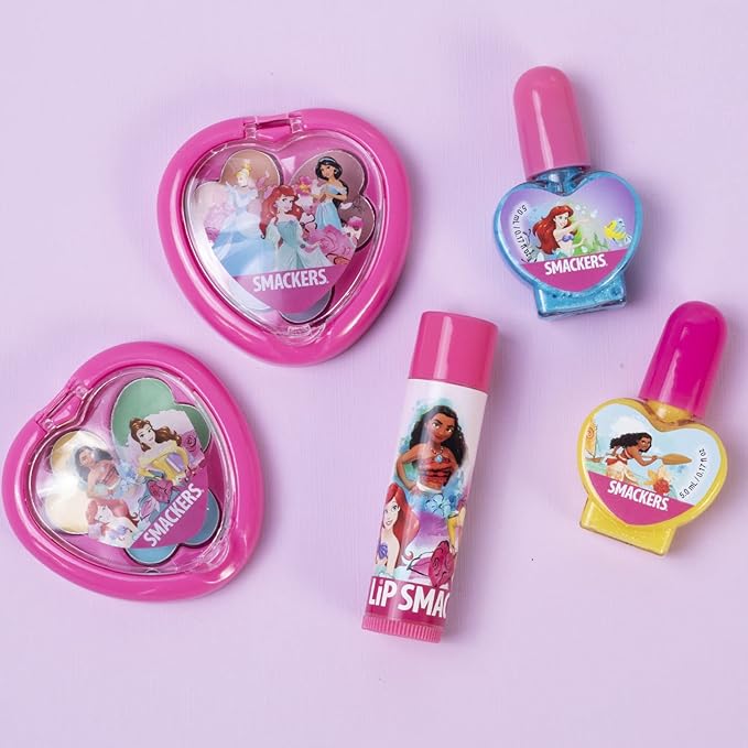Lip Smacker Disney Princess Pouch Makeup Set And Bag For Girls-Velvo Beauty