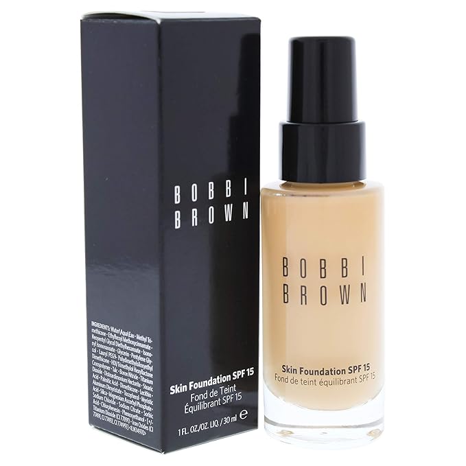 Bobbi Brown Skin Foundation SPF 15, 4.25 Natural Tan for Women, 1 Ounce-Velvo Beauty