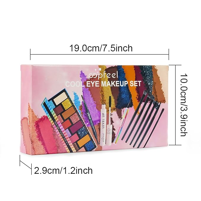 Makeup Kit for Women, All in One Makeup Gift Set for Women and Teen Girl, Full Makeup Kit with Eyeshadow Palette Mascara Eyeliner Pencil Eye Shadow Brush-Velvo Beauty