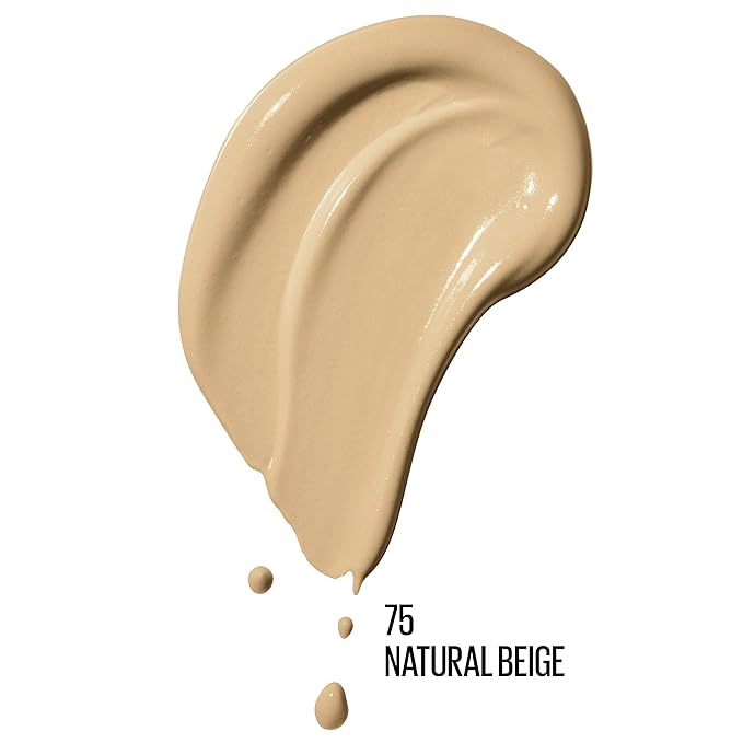 Maybelline Dream Radiant Liquid Medium Coverage Hydrating Makeup, Lightweight Liquid Foundation, Natural Beige, 1 Count-Velvo Beauty