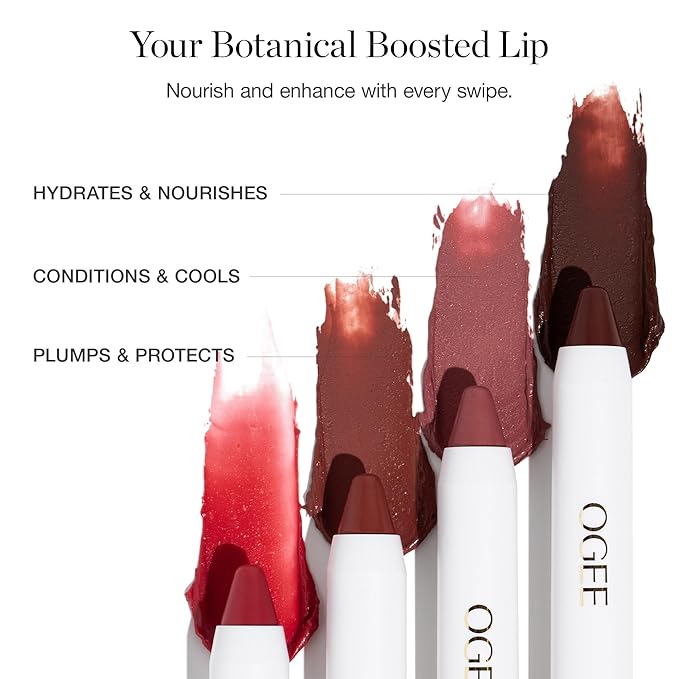 Ogee Tinted Sculpted Lip Oil, Azalea-Velvo Beauty