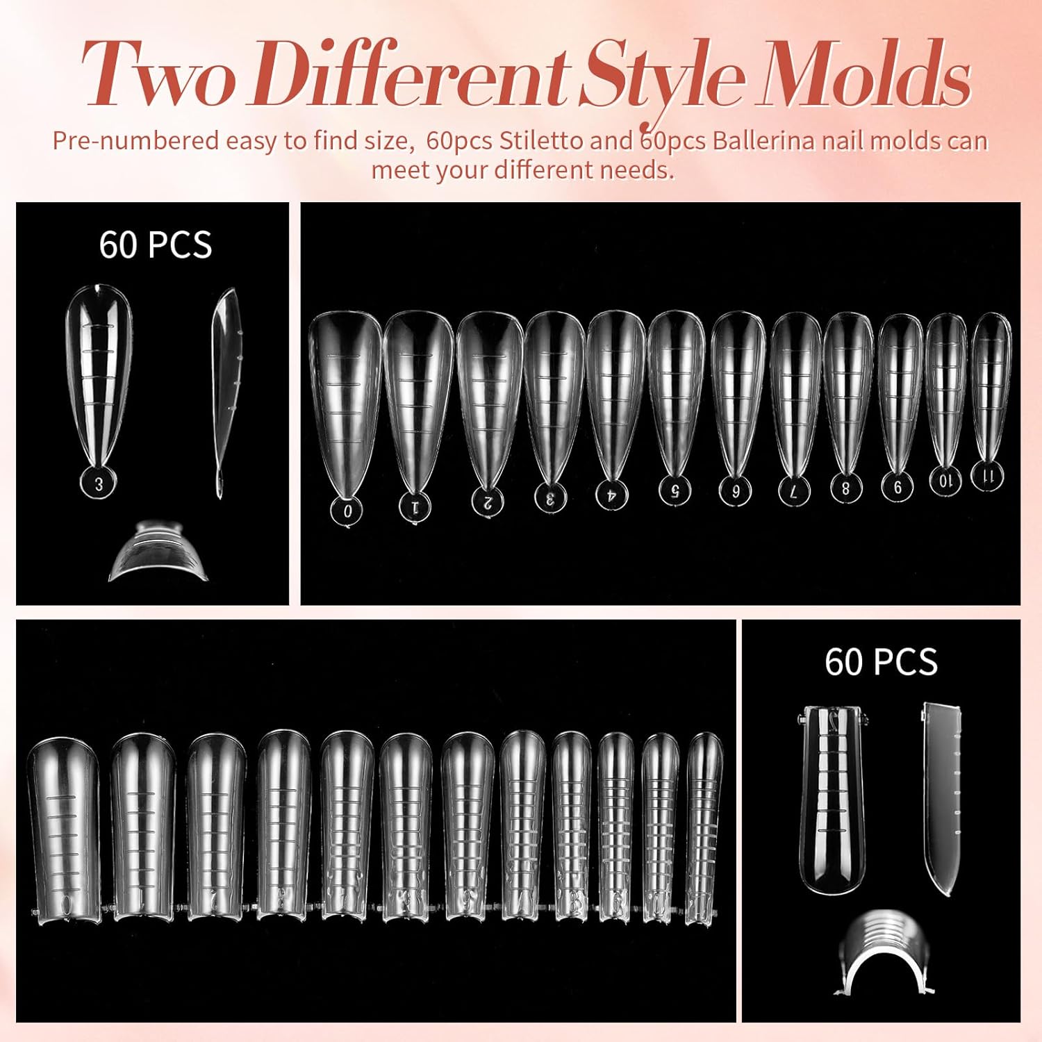 BORN PRETTY Extension Nail Gel Kit-6 Colors Gel Kit Nude Clear Jelly All-In-1 Set Builder Glue with U V Lamp Base Top Coat Set Forms French Manicure Set for Beginner-Velvo Beauty