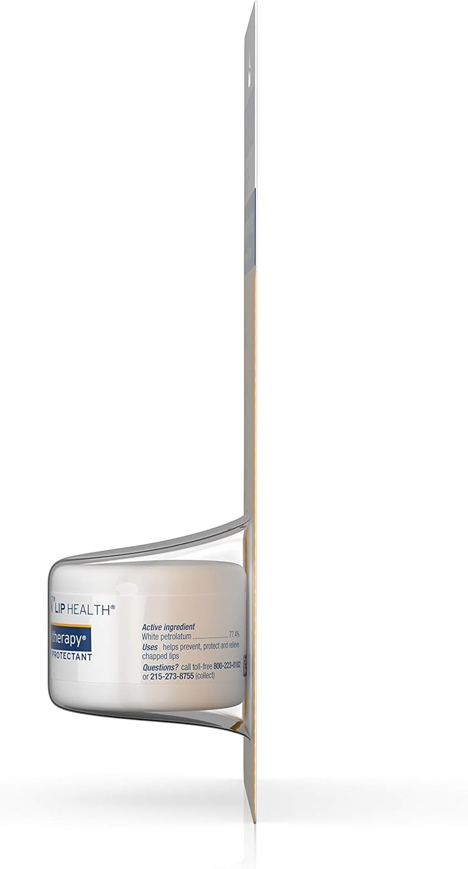 Neosporin Lip Health Overnight Healthy Lips Renewal Therapy Petrolatum Lip Protectant, 0.27oz. (Pack of 2)-Velvo Beauty