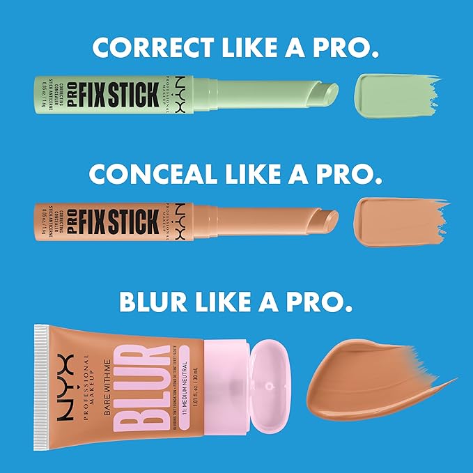 NYX PROFESSIONAL MAKEUP Pro Fix Stick Correcting Concealer, Buildable Medium Coverage Concealer Stick - Fair-Velvo Beauty