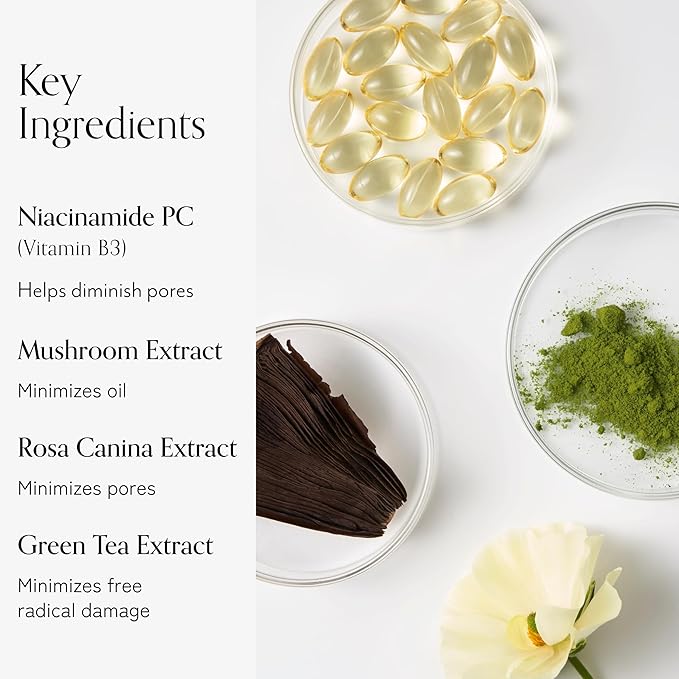 Bliss Niacinamide + Pore Vanish Complex Disappearing Act Serum – With Vitamin B3 + Green Tea - Reduces Pores & Dark Spots - Achieve Glass Skin - Clean, Cruelty-Free - 1 Fl Oz-Velvo Beauty