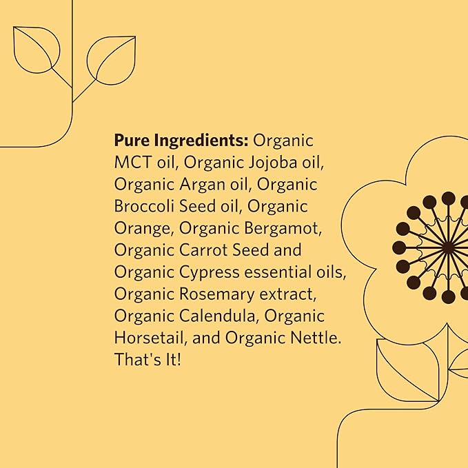 Moon Valley Organics Organic Hair Therapy for Every Type of Hair With MCT Oil, Jojoba Oil, Argan Oil, And Rosemary - Reduce Frizz, Hydrate, Heal Damaged Hair-Velvo Beauty