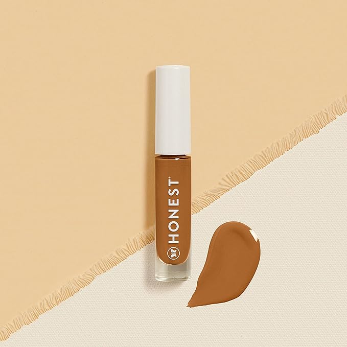 Honest Beauty Fresh Flex Concealer with Niacinamide + Vitamin E + Hyaluronic Acid | Vegan + Cruelty free | Latte, 0.17 fl oz-Velvo Beauty