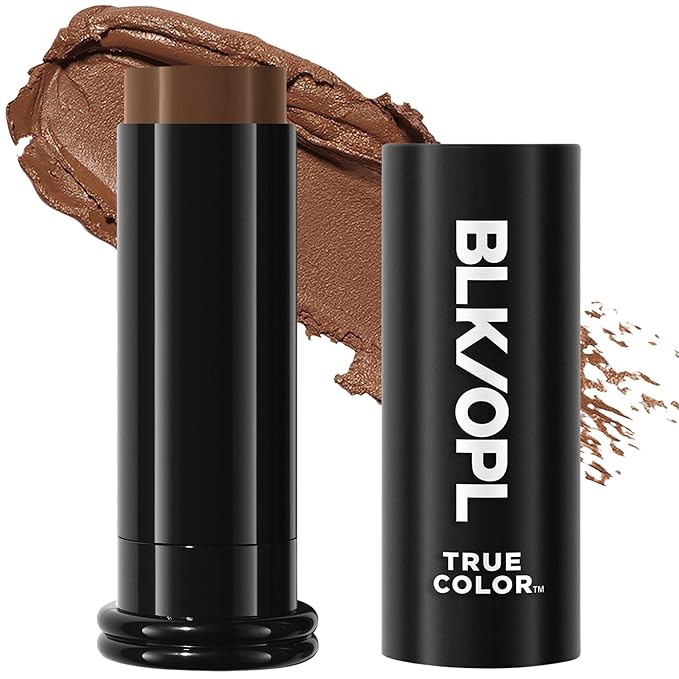 BLK/OPL Skin Perfecting Foundation Stick, SPF 15 Buildable & Blendable Face Foundation Makeup with Matte Finish - Full Coverage, Color Correcting & Sculpting - Hypoallergenic (Black Walnut)-Velvo Beauty