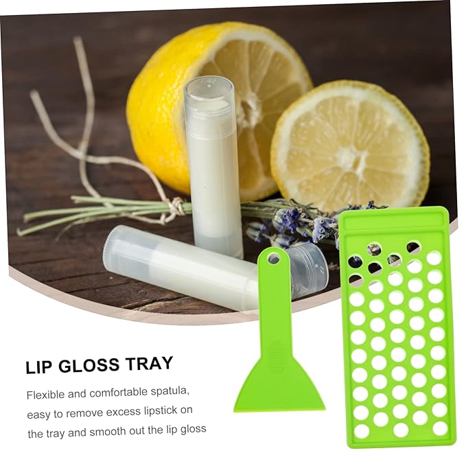 50 Lipstick Filling Mold lip balm pour kit lip balm tube tray lipstick Tray lip tubes stand tray lip balm container tray lip balm tube filling tray kit plastic small-Velvo Beauty