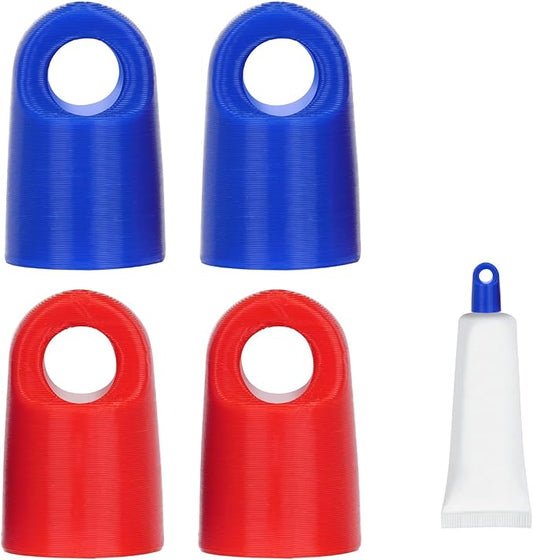 Keychain Cap For Aquaphor Healing Ointment 0.35 Ounce Tubes,4 Pack Portable Lid Cap Suitable For Travel And Outings-Velvo Beauty