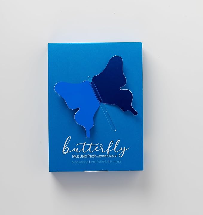 Butterfly Multi Jello Patch morpho blue-Velvo Beauty