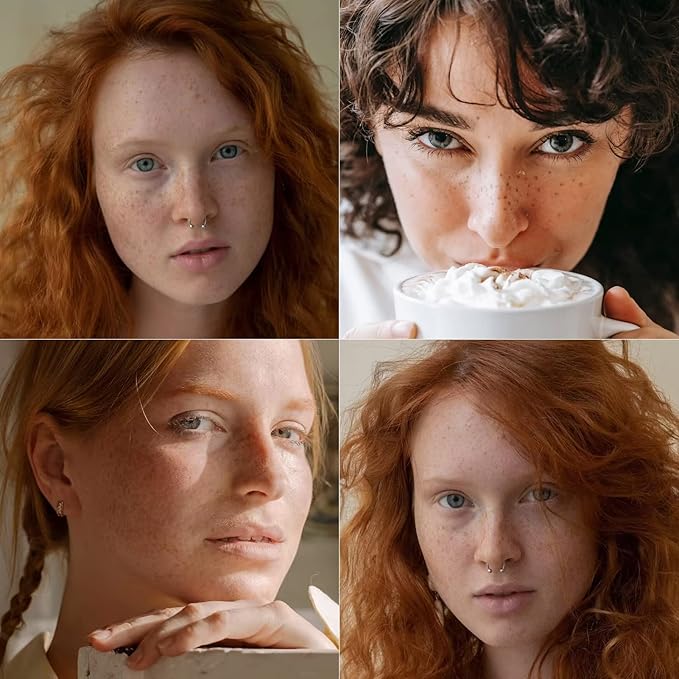 Freckle Pen 2 Colors, Natural Lifelike Freckle Makeup Pen Magic Freckle Color,Waterproof Longlasting Soft Dot Sopt Pen,for Natural Effortless Sunkissed Makeup-Light Brown&Natural Coffee-Velvo Beauty