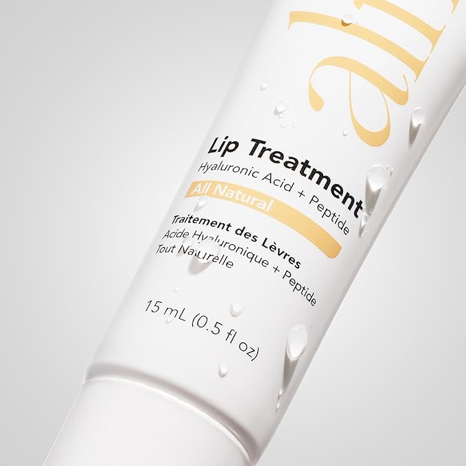 Alfie Hyaluronic Acid Lip Booster -Natural Flavor -15ml/0.5 Fl. Oz -Peptide Lip Treatment -Lip Plumper and Filler -Lip Serum and Moisturizer -Lip Volume Hydrating Treatment -Vegan Friendly, Non-Toxic-Velvo Beauty