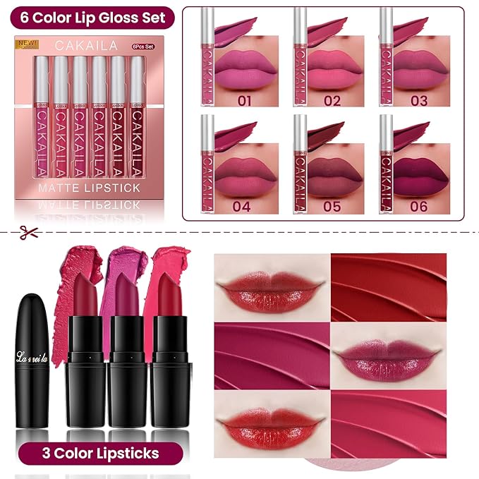 Makeup Kit for Women, Travel Makeup Kit, Makeup Full Kit for Beginners Teens Girls, Makeup Bundle Include 3 Matte & Shimmer Eyeshadow Palettes, Blush Palette, Lip Gloss Set, Concealer-Velvo Beauty