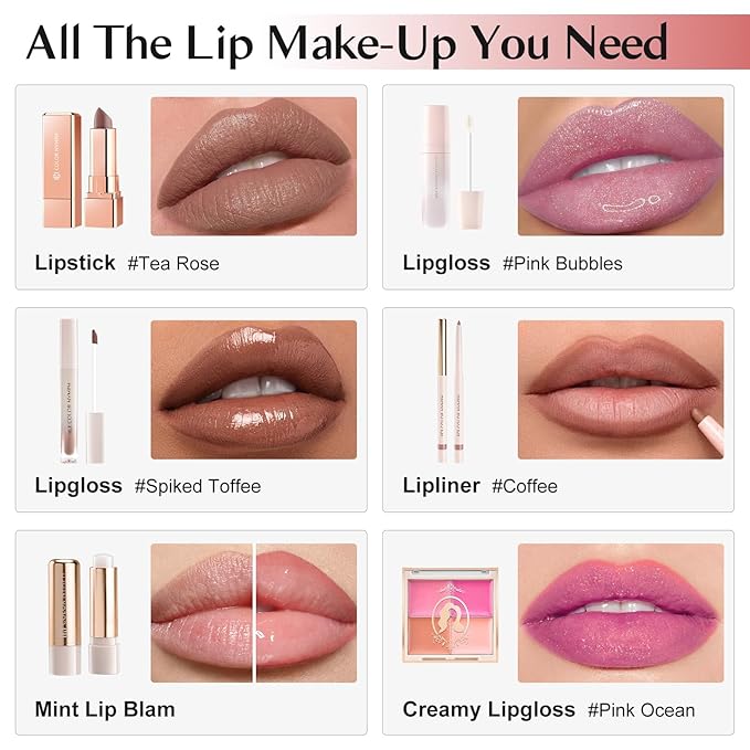 Color Nymph All In One Makeup Kit For Teenager Girls, Beginners Makeup Set For Teens Full Kit Cosmetic Set Girl Make up Kit For Girls 18 color eyeshadow 4 color Glitter & Lipgloss Blush Mirror - Red-Velvo Beauty