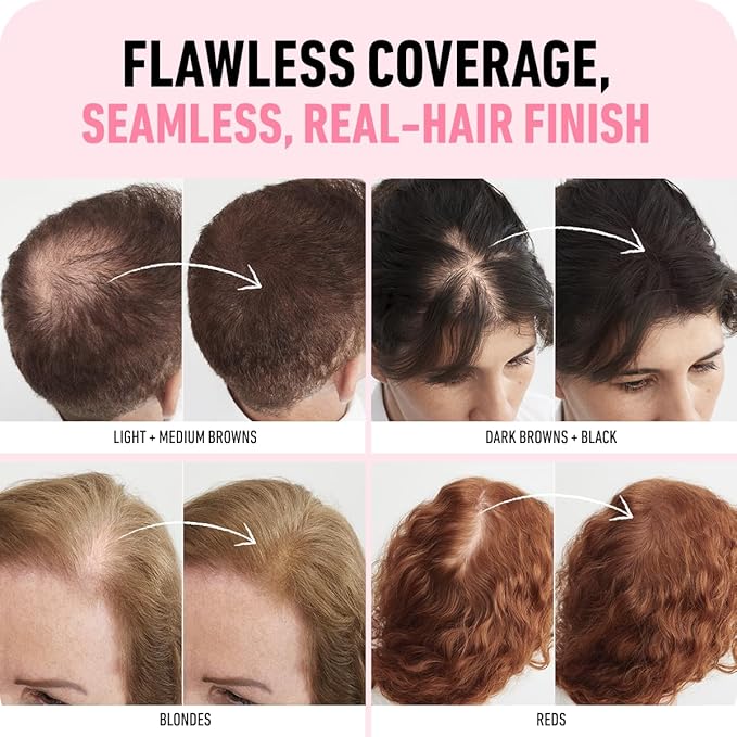 Boldify Hair Fibers Color Sample Kit - Fill In Thinning and Fine Hair for an Instantly Fuller, Thicker Look - 14 Shades for Women & Men - Blondes-Velvo Beauty