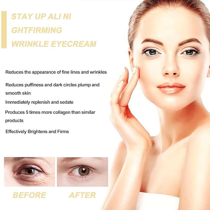Eye Treatment Creams,Instants Firm Eye Cream, 2PCS Temporary Eye Tightener Eye Cream Anti Aging Fine Lines, Firm That Delicate Skin Under Your Eyes-Velvo Beauty