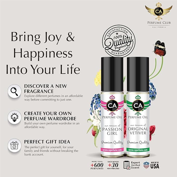 CA Perfume Club Impression of Byrd Biblotheque For Women & Men Replica Fragrance Body Oil Dupes Alcohol-Free Essential Aromatherapy Sample Travel Size Concentrated Long Lasting Roll-On 0.3 Fl Oz/10ml-Velvo Beauty