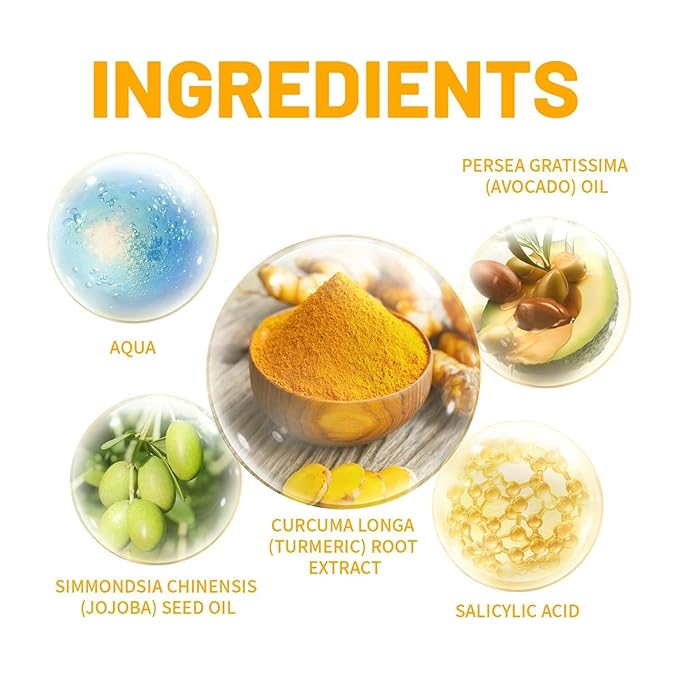 Turmeric Glow Combo Skincare Set, Turmeric Glow Face Wash Combo Set Include Glow Turmeric Face Scrub, Turmeric Facial Cleanser, Turmeric Face Cream, Moisturizer Skincare Sets for Women Men, 3PCS-Velvo Beauty