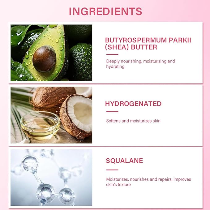 Cherry Lip Mask, Hydrating Lip Mask, Lip Treatment for Dry Cracked Lips, Avocado Coconut Sleeping Lip Mask, Lip Moisturizer Overnight, Intense Lip Repair & Care, 20G-Velvo Beauty