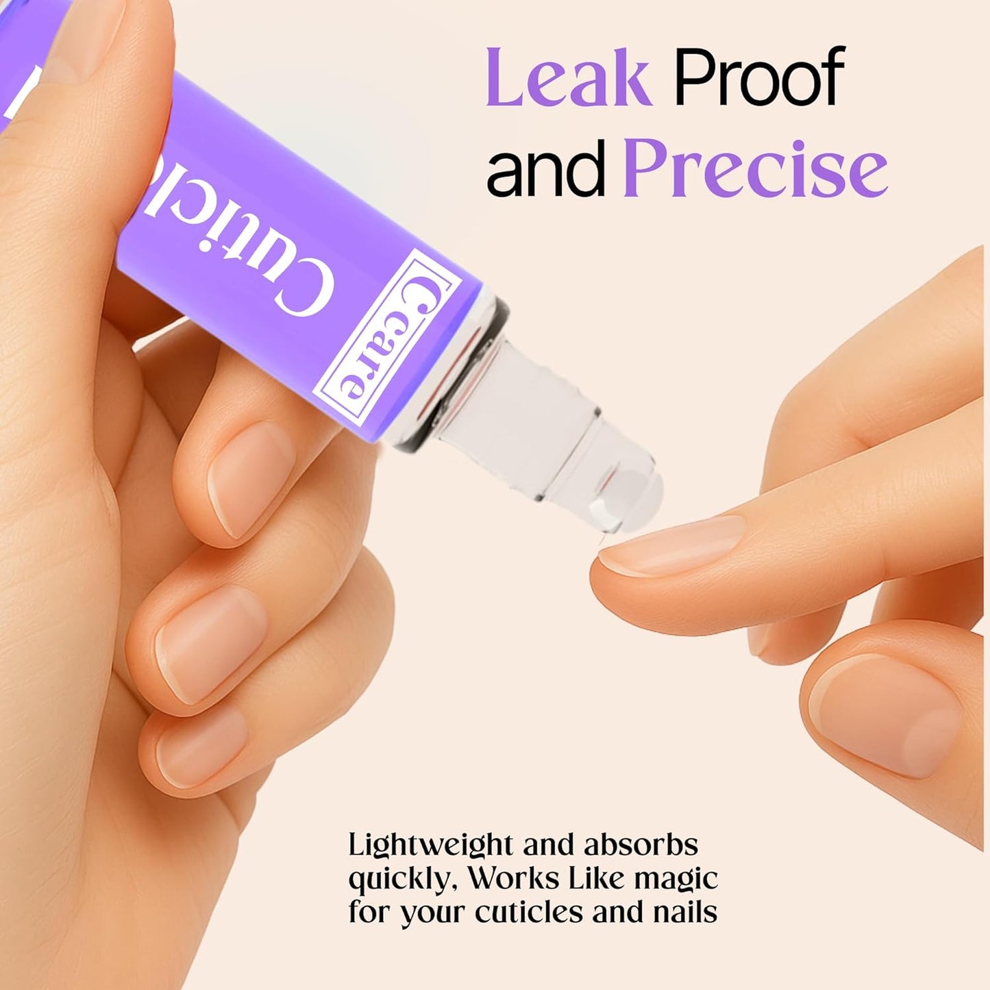 C CARE Levender and Chamomile Roll-On Cuticle Oil | Natural Revitalizing Hydrating Nail Oil | Repaires Cuticles Overnight | For Damaged Skin And Thin Nails | Paraben Cruelty Free Formula | 10ml-Velvo Beauty