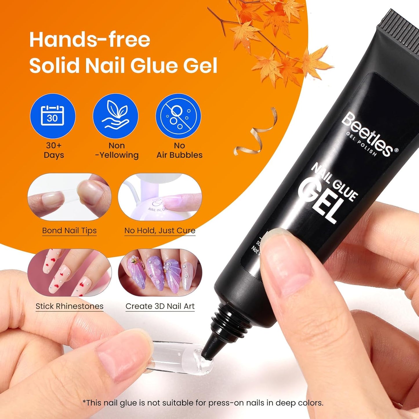 Beetles Gel Nail Kit Medium Almond with Nail Dehydrator and Primer, 576Pcs Half Matte Etch-X Gel Nail Tips Solid Nail Glue Mini Nail Lamp Acrylic Nail Tips Easy DIY Nail Extension Set Gift for Women-Velvo Beauty