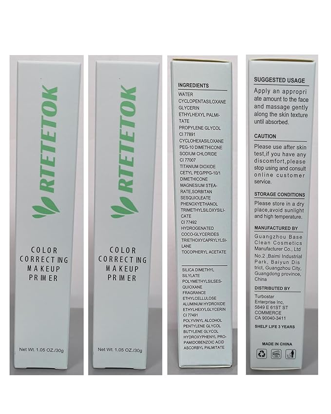 Green Primer Color Correcting for Face Before Makeup, Smoothing Primer Color Corrector for Redness, Brightening Base Makeup for Combination Skin-Velvo Beauty