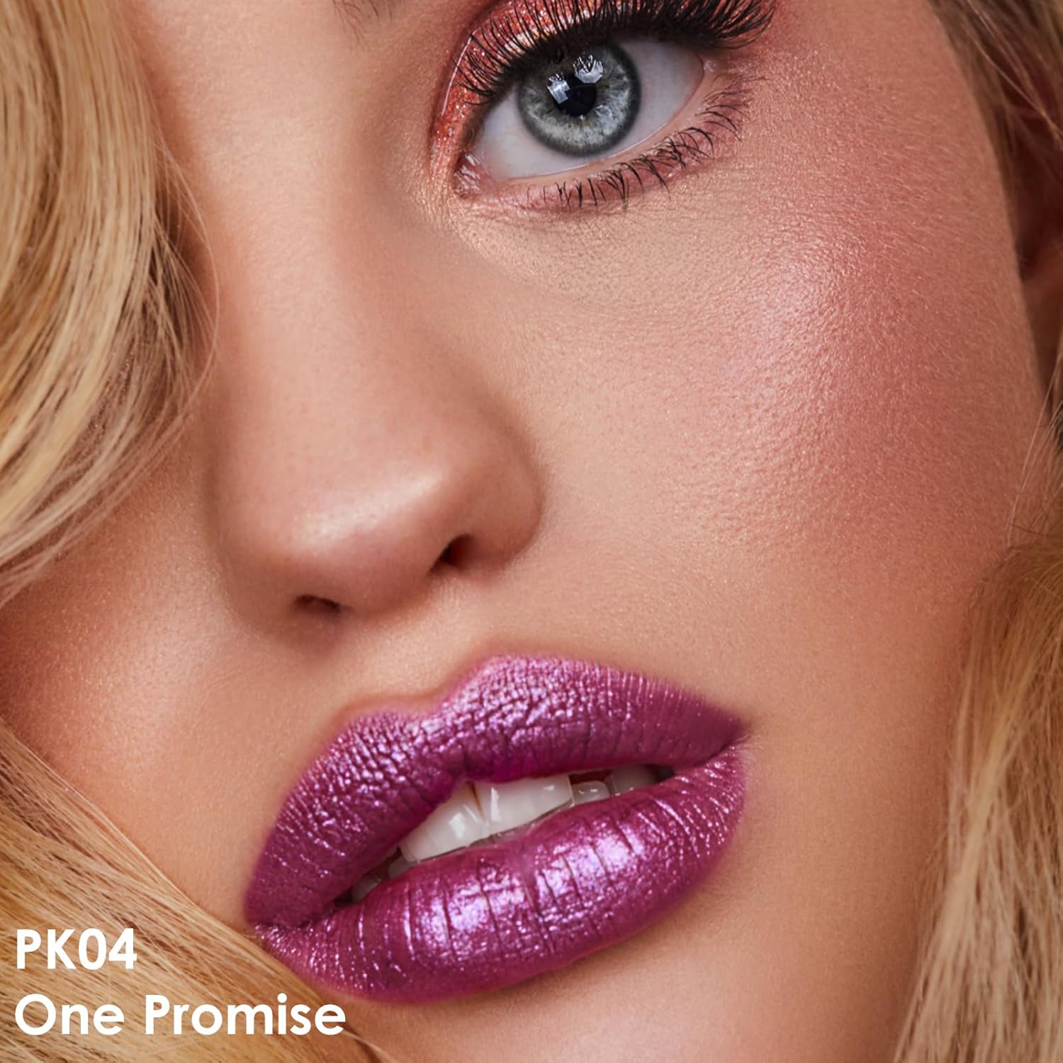 FOCALLURE Metallic Liquid Lipstick,Non Stick Cup Lip Gloss,High Impact Lip Color with Transfer-proof Wear,Long Lasting & Waterproof Lipstick Makeup for Women,One Promise-Velvo Beauty