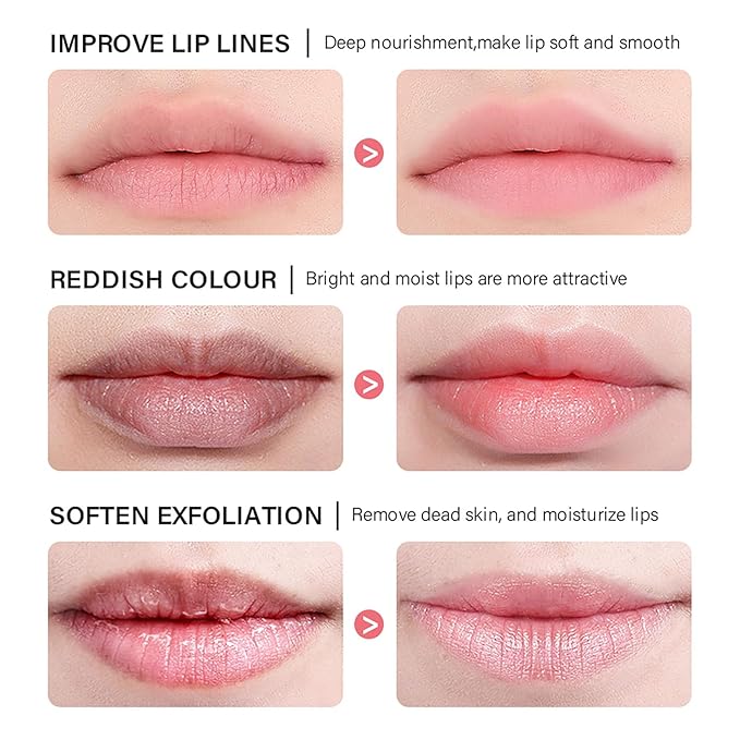 Lip Mask Sleeping,Nourish Hydrate Lip Mask,Lip Oil,Lip Balm, Lip Skin Care,Hydrating, Moisturizing Lip Lines Night Sleep Anti-chapped Lip Cream (Berry)-Velvo Beauty
