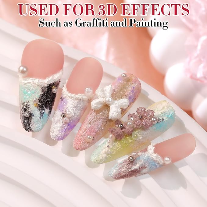 Double Rhythm 3D Nail Gel Solid Sculpting Gel for Nail Art Non-Sticky Hard Gel for Building Carving Molding Nail Extension Soak Off UV/LED Salon Home DIY 0.5 Oz (Gypsum Dark Gold)-Velvo Beauty