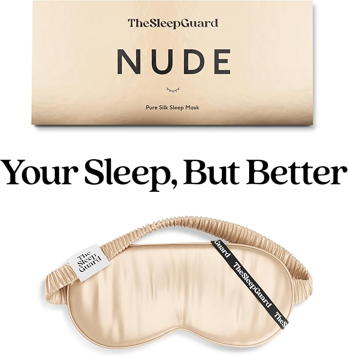 Pure Silk Sleep Mask [100% 6A Mulberry Silk, 22 Momme] Light Blocking Travel Essentials. Eye Masks for Sleeping. Black Oeko-Tex Blindfold. Eye Covers for Men & Women-Velvo Beauty