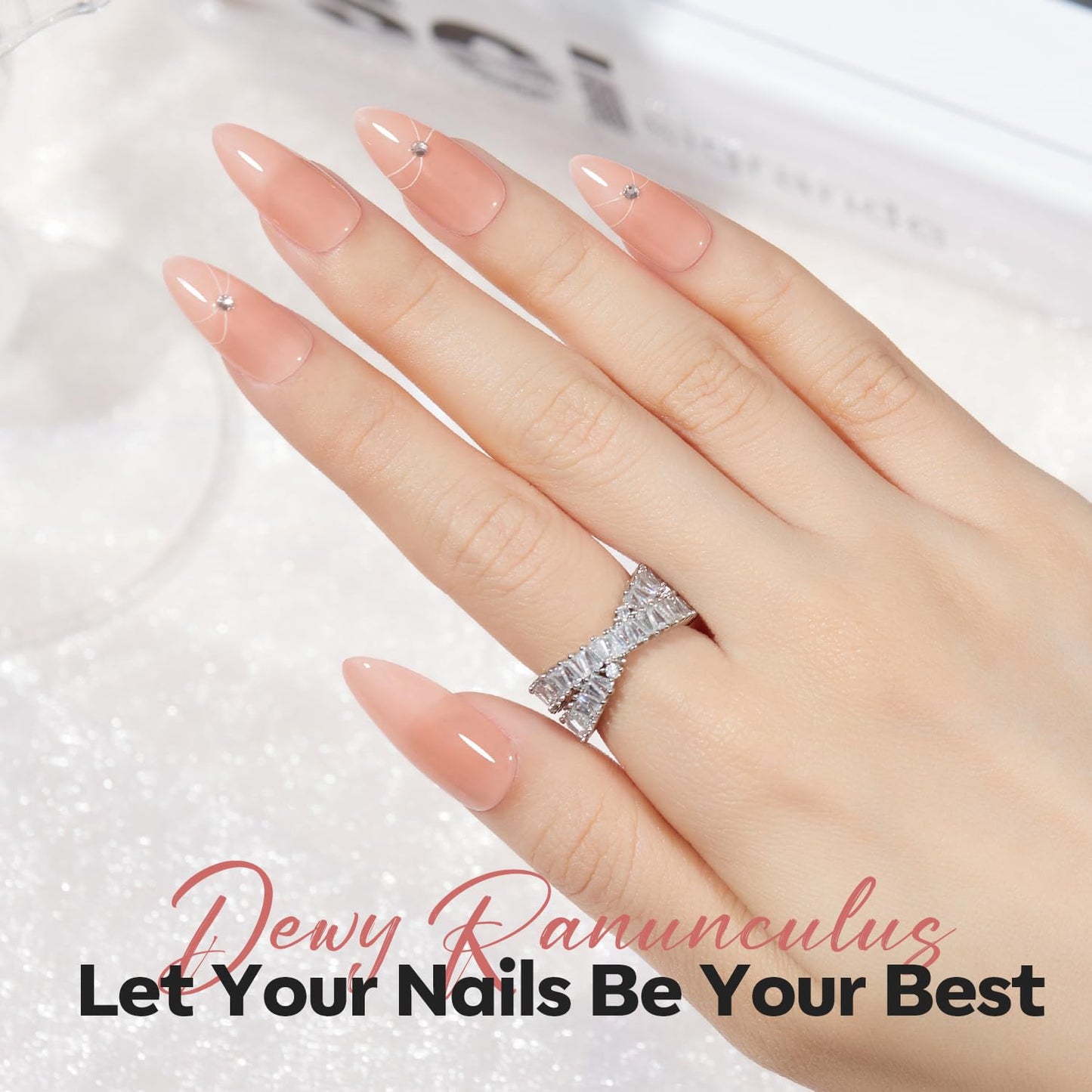 modelones Nail Strengthener and Growth Nail Hardener Extra Strong and Growth Nude Nail Polish Nail Repair for Damaged Nails Strengthening Polish Ridge Filler for Nails 15ml-Velvo Beauty